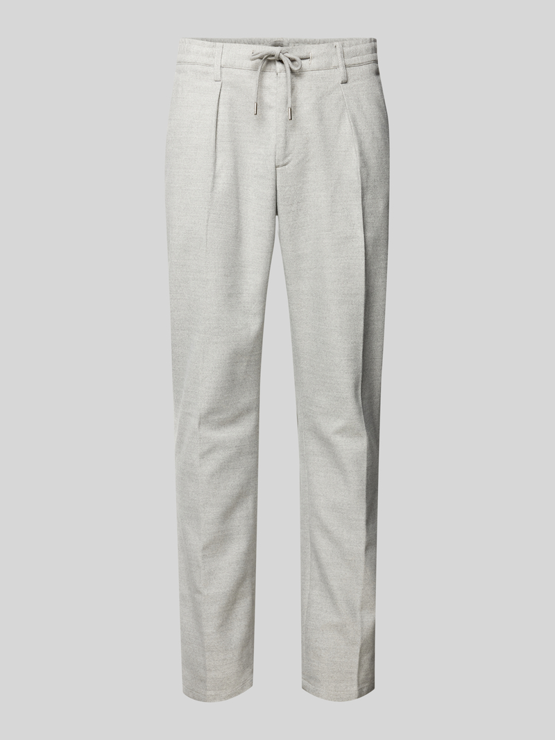 Profuomo Regular fit broek met elastische band