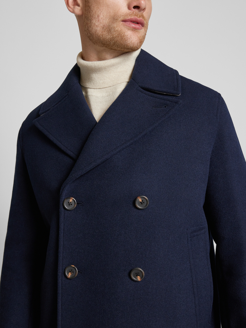 Selected Homme Lange jas met opstaande kraag model 'ARCHIVE'