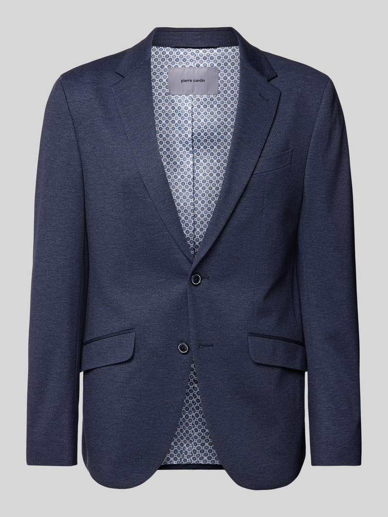 Pierre Cardin Regular fit 2-knoops colbert met klepzakken model 'Lukas'