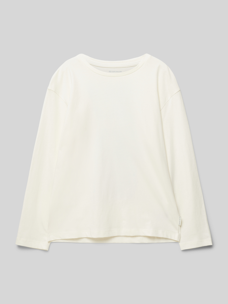 Tom Tailor Oversized shirt met lange mouwen van puur katoen met print
