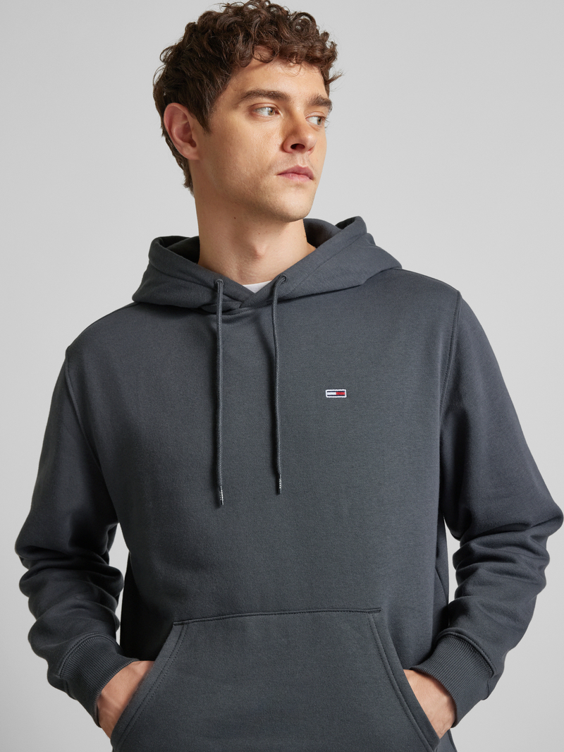Tommy Jeans Regular fit hoodie met labelstitching