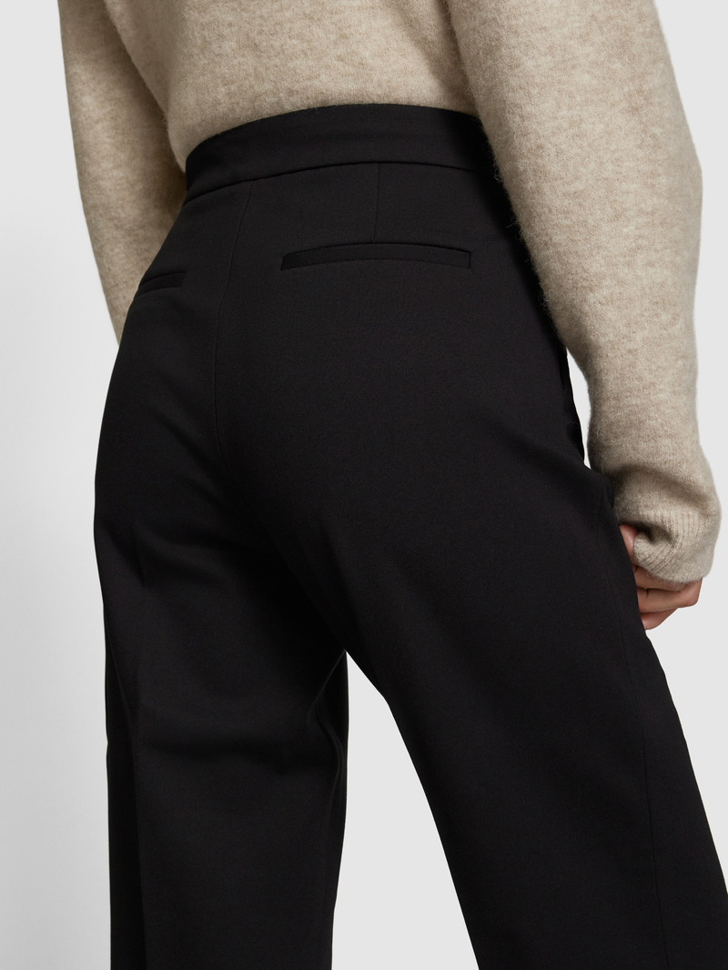 Jake*s Collection Regular fit stoffen broek met persplooien