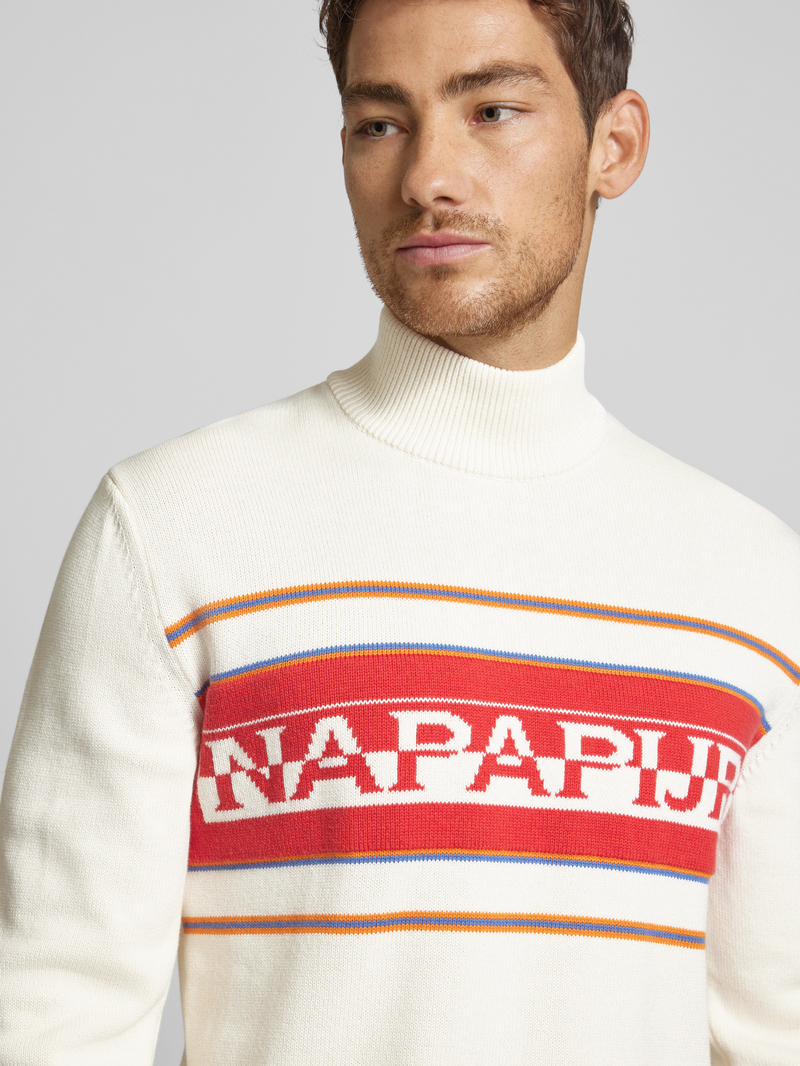 Napapijri Gebreide pullover met turtleneck model 'SARDONA'