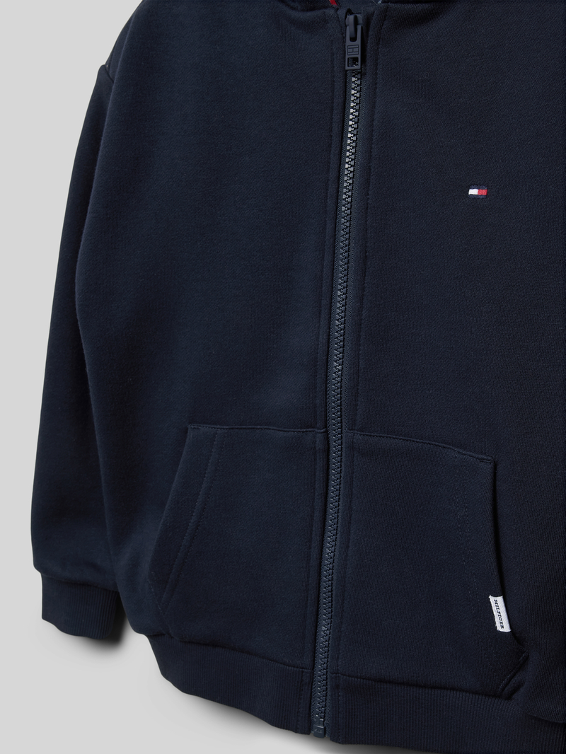 Tommy Hilfiger Teens Sweatjack met logostitching model 'FLAGS'