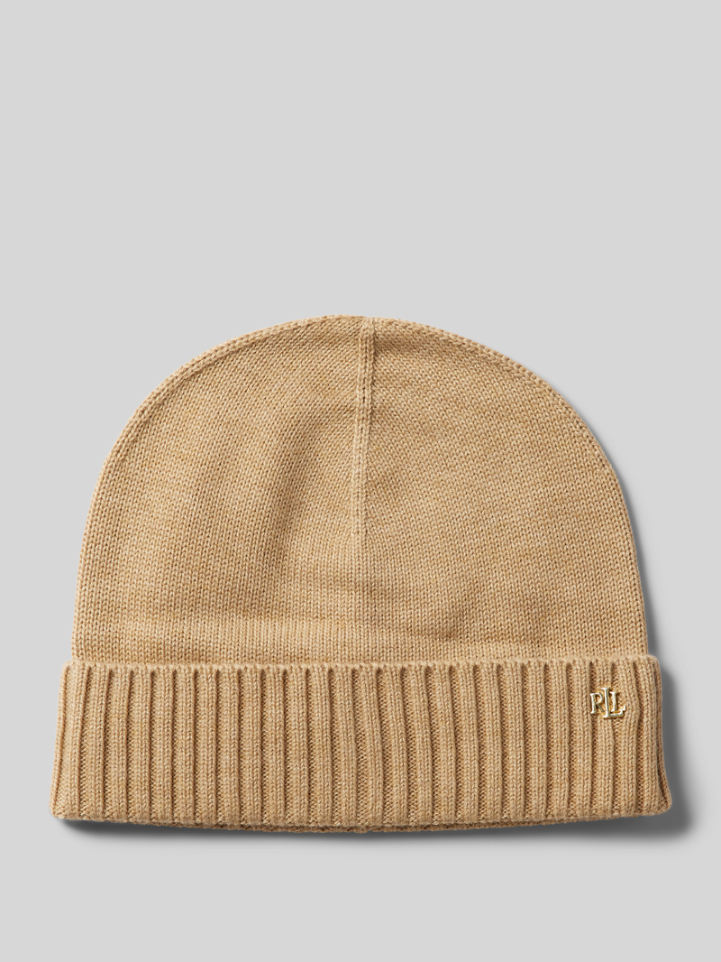 Lauren Ralph Lauren Muts met labeldetail en wol