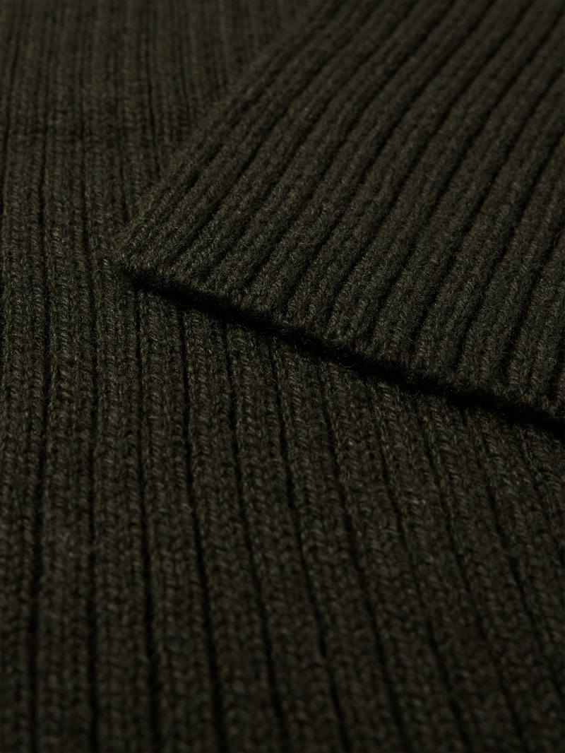 Superdry Sjaal van wolmix met labeldetail