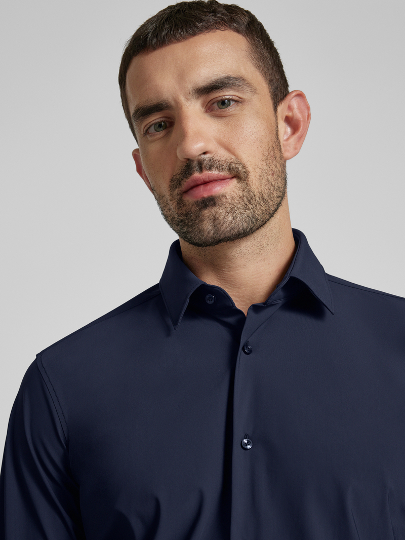 Boss Regular fit zakelijk overhemd met kentkraag