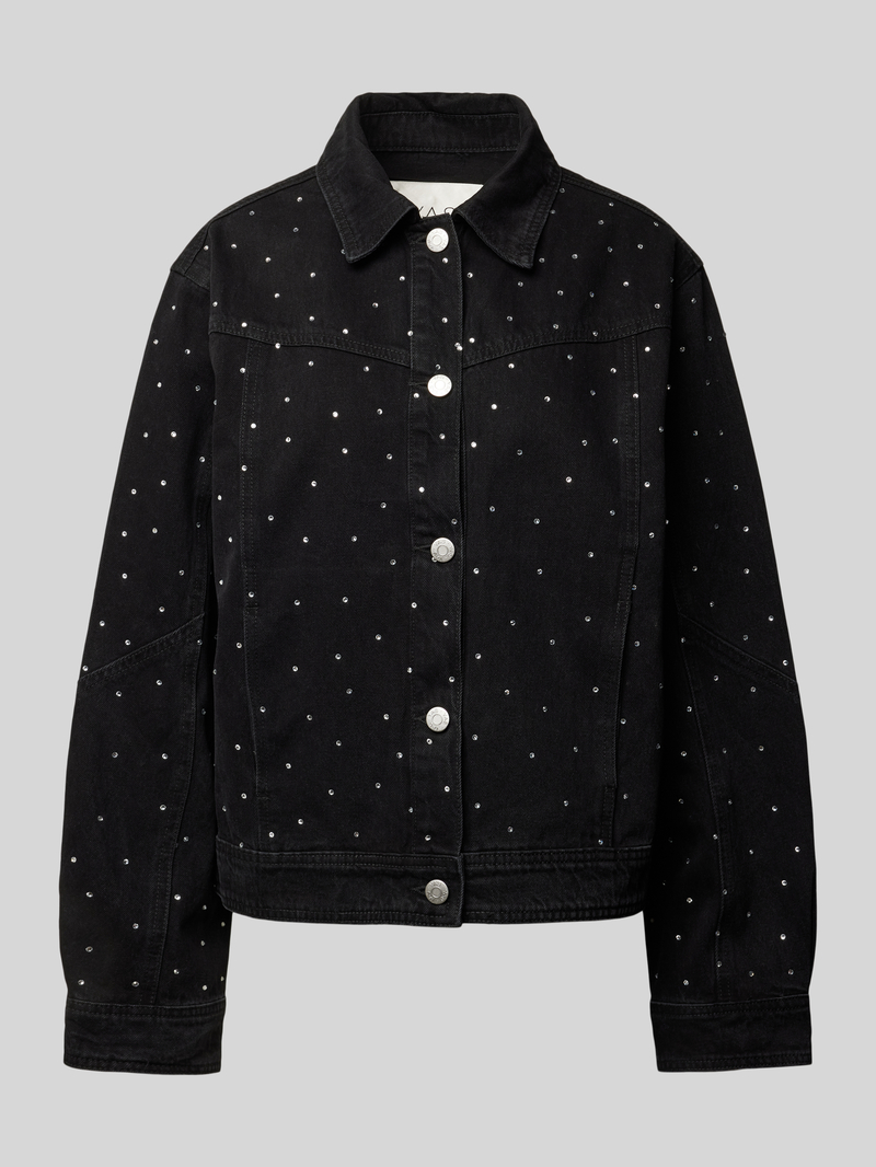 YAS Jeansjack met strass-steentjes model 'RISTA'