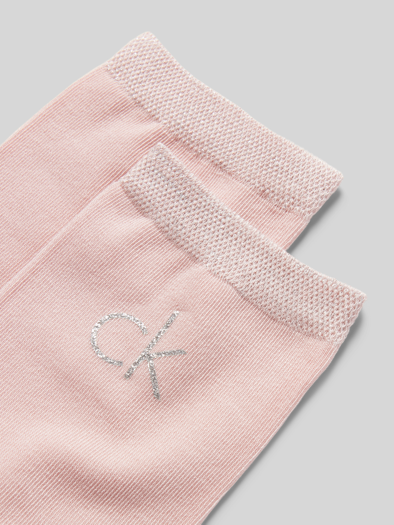 CK Calvin Klein Sokken met labelprint in een set van 2 paar