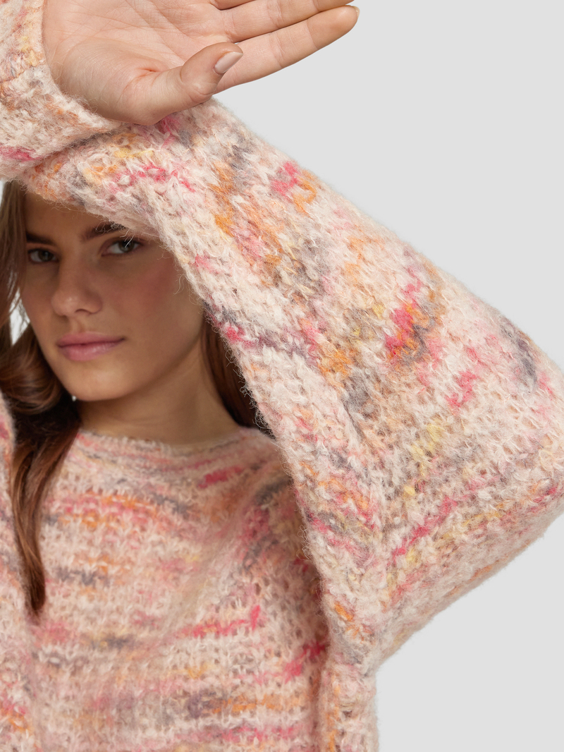 Boss Orange Gebreide pullover met geribde ronde hals model 'FIAMBEL'