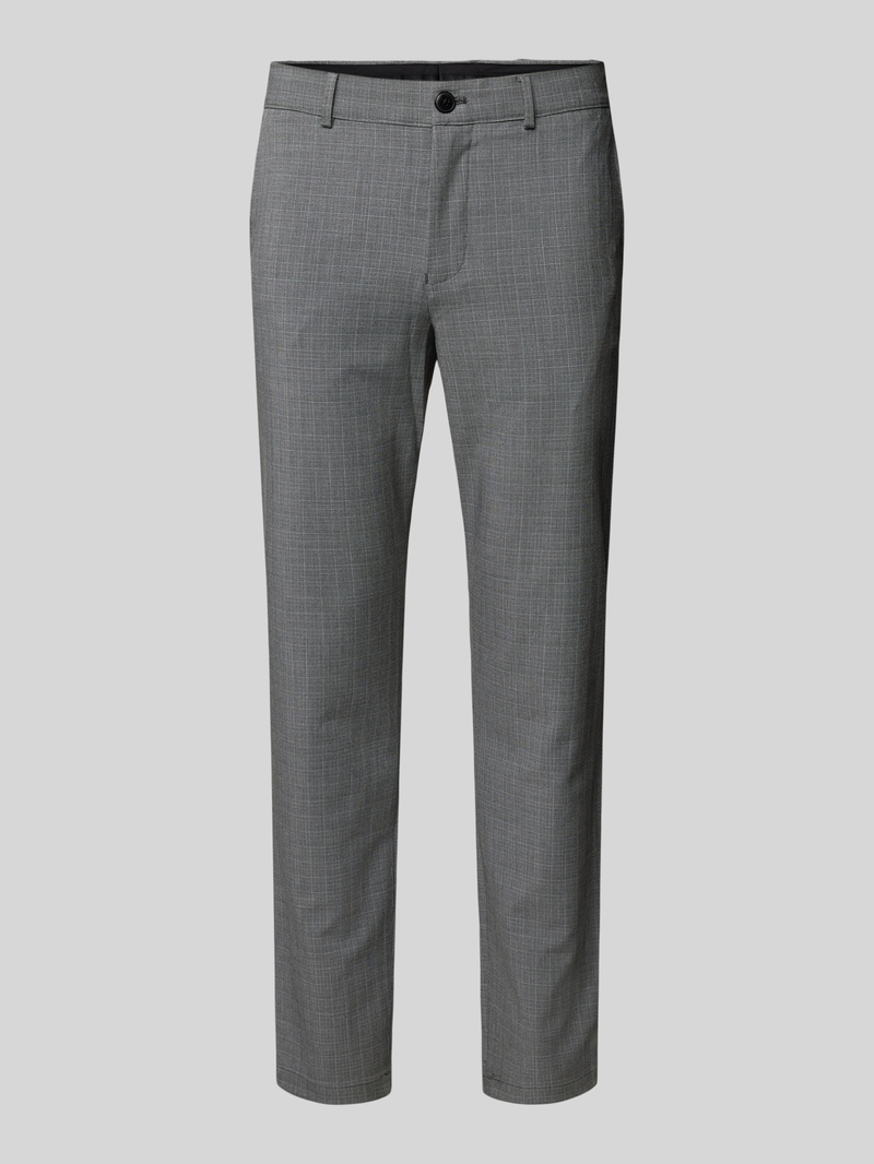 Selected Homme Slim fit stoffen broek met riemlussen, model 'ROBERT'