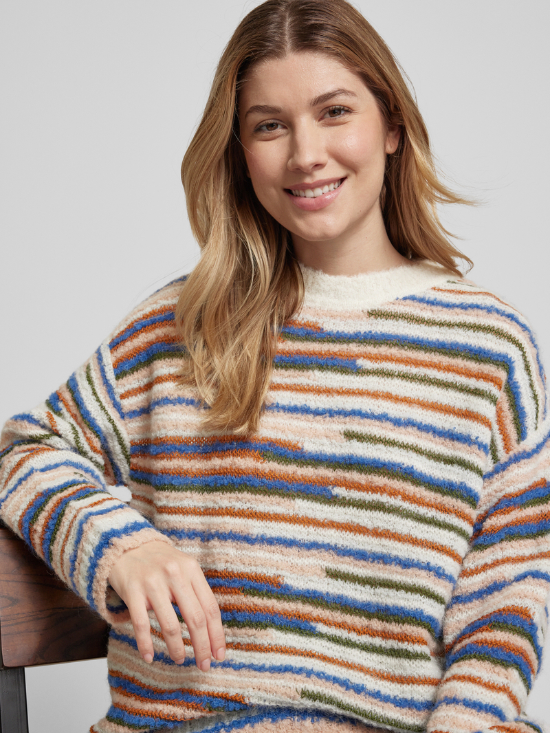 LANIUS Gebreide pullover met extra brede schouders