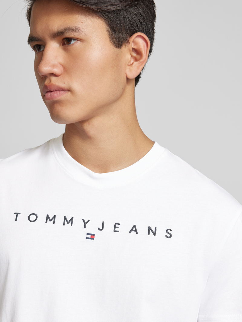 Tommy Jeans T-shirt met labelstitching