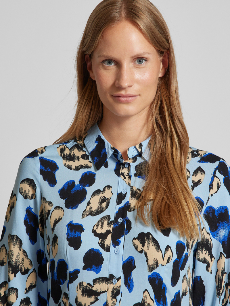 YAS Maxi-jurk met doorknoopsluiting model 'SAVANNA'