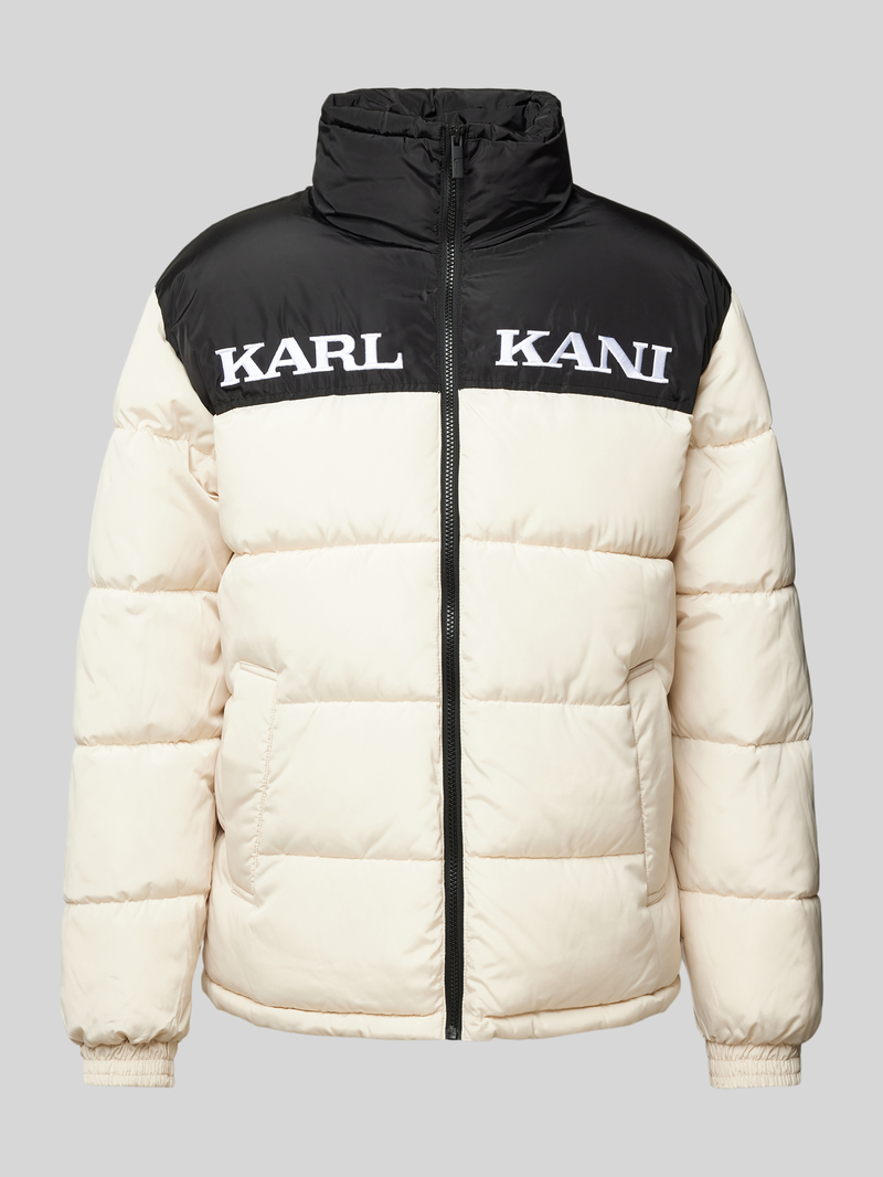 Karl Kani Gewatteerd jack met labelstitching