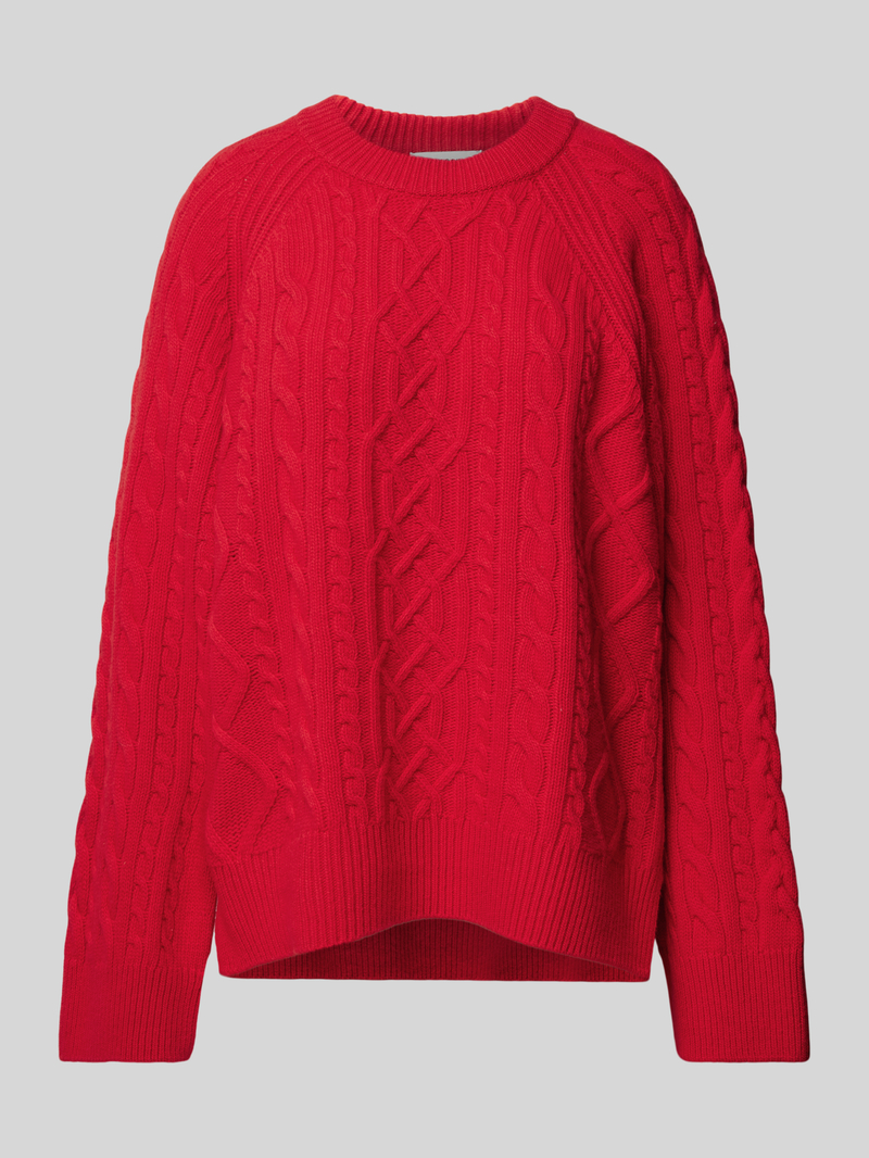 Ivy Oak Gebreide pullover met kabelpatroon model 'KLARINA ANN'