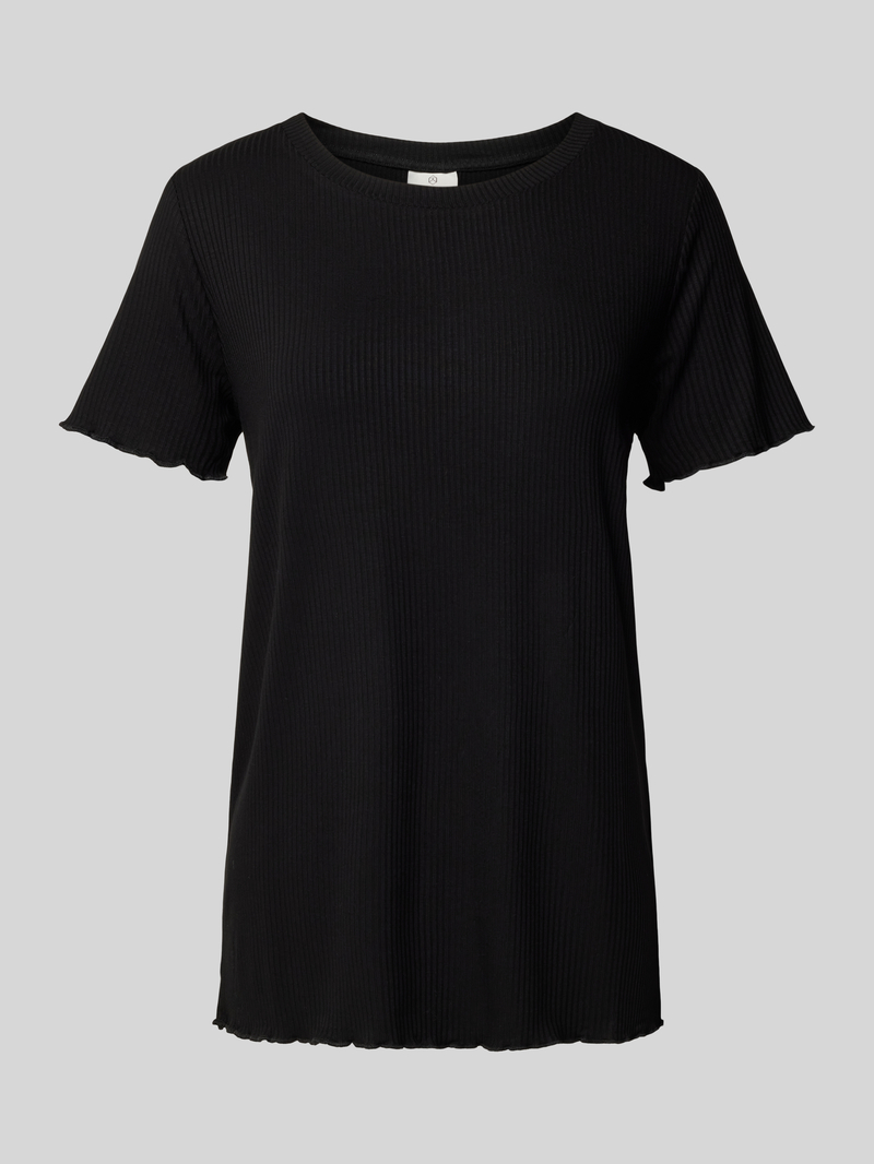 Kaffe T-shirt met geschulpte zoom