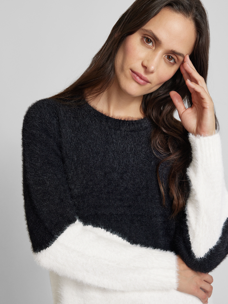 Vila Gebreide pullover met ronde hals model 'FEATHER'