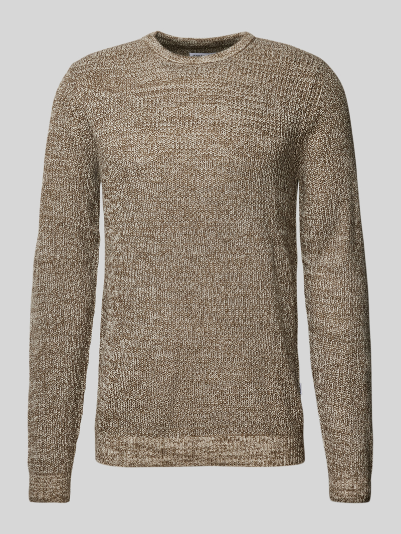 Jack & jones Gebreide pullover met ronde hals, model 'LEWIS'