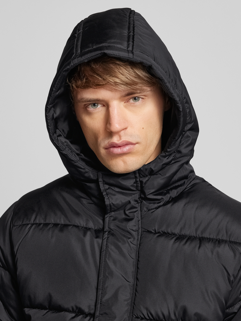 Blend Gewatteerd jack met labelpatch