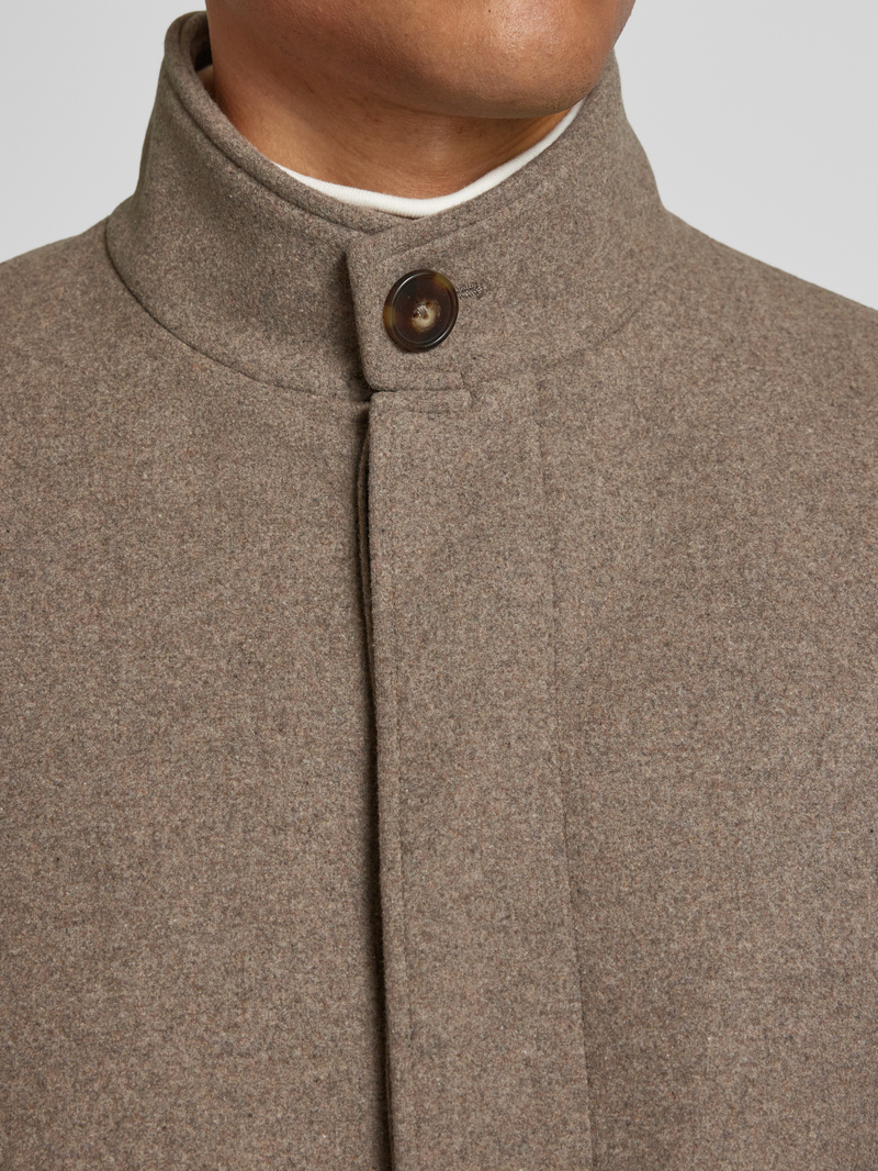 Jack & Jones Premium Lange jas van wolmix model 'WILSON'