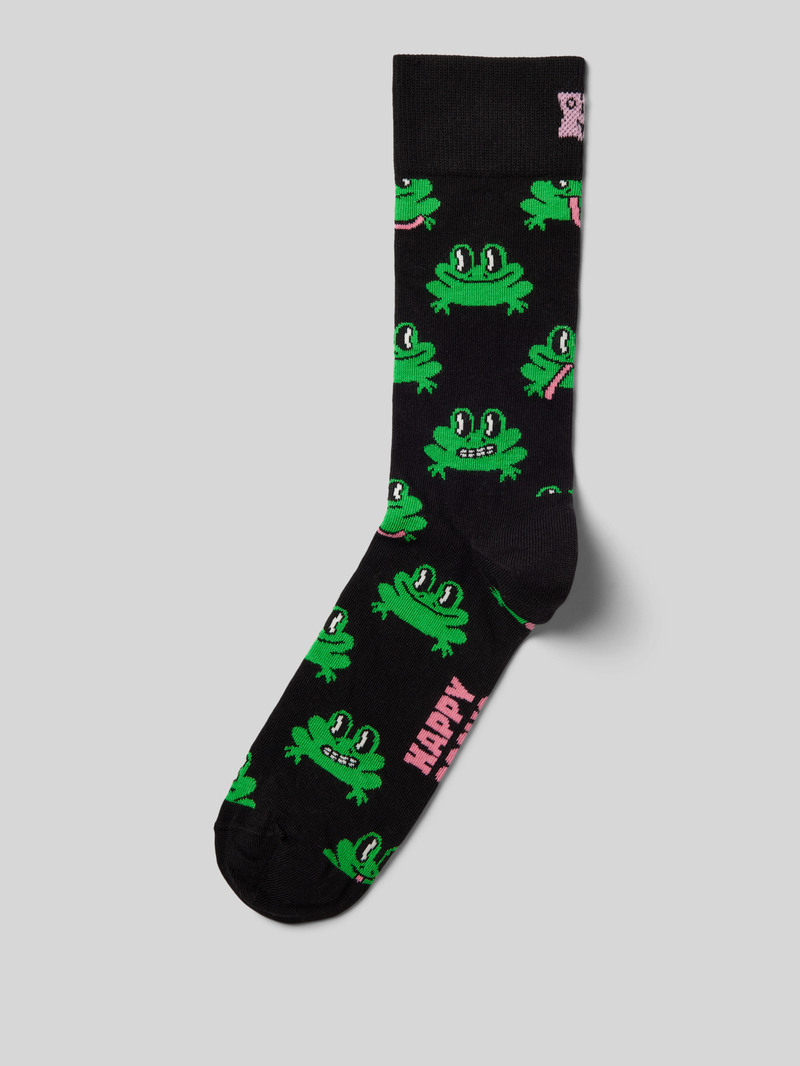 Happy Socks Sokken met labelstitching model 'Frog'
