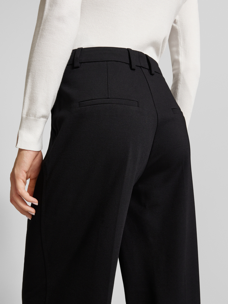 Oui Stoffen broek met Franse steekzakken
