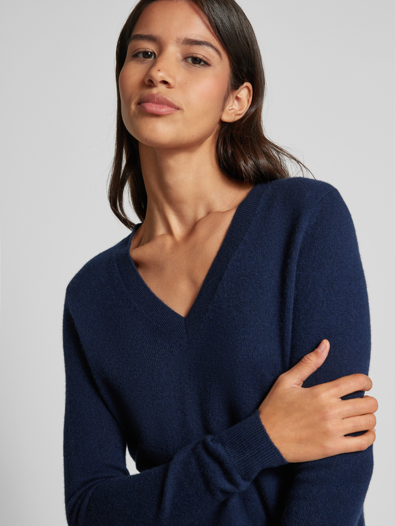 Christian Berg Woman Gebreide pullover met ribboorden