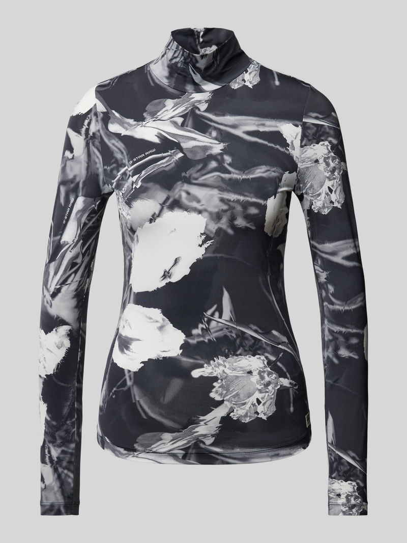 G-Star Raw Slim fit shirt met lange mouwen en opstaande kraag