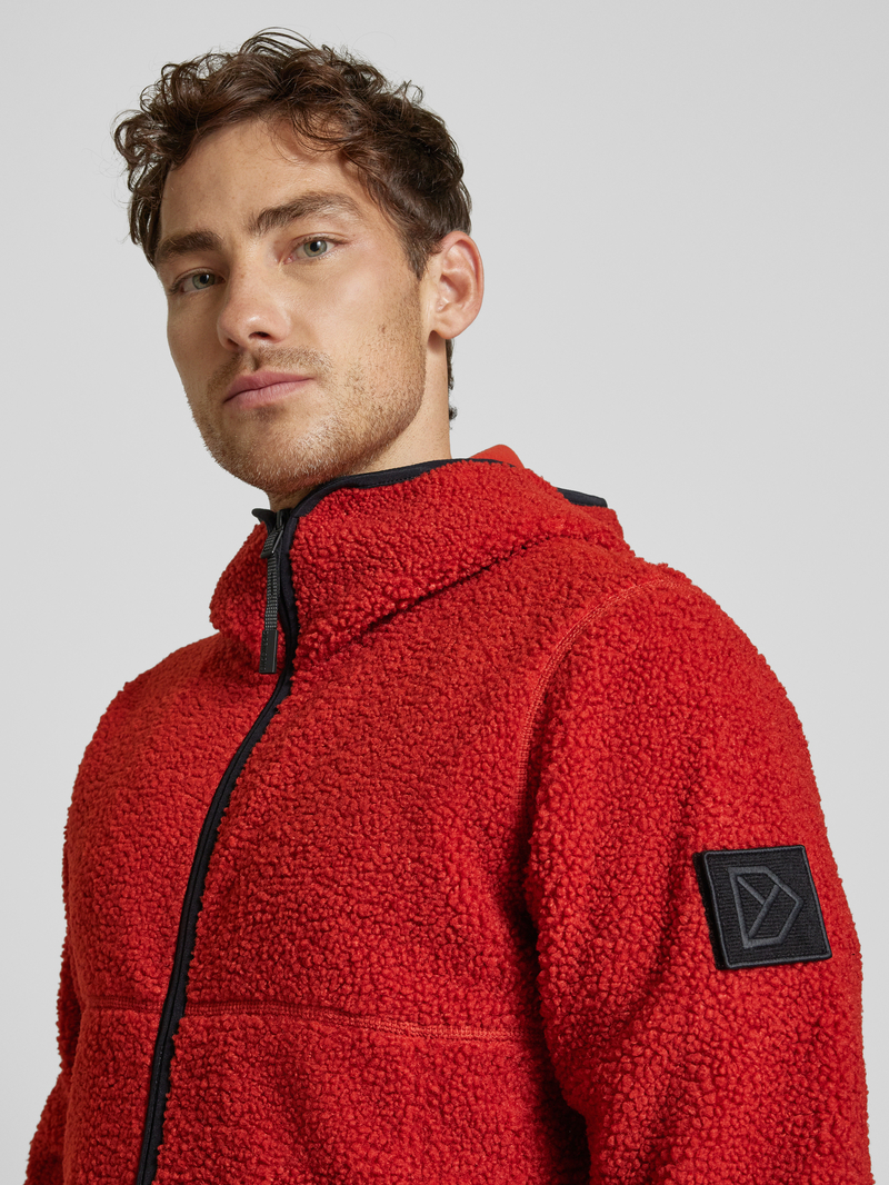 Didriksons Fleecejas met ritszakken model 'BROR'
