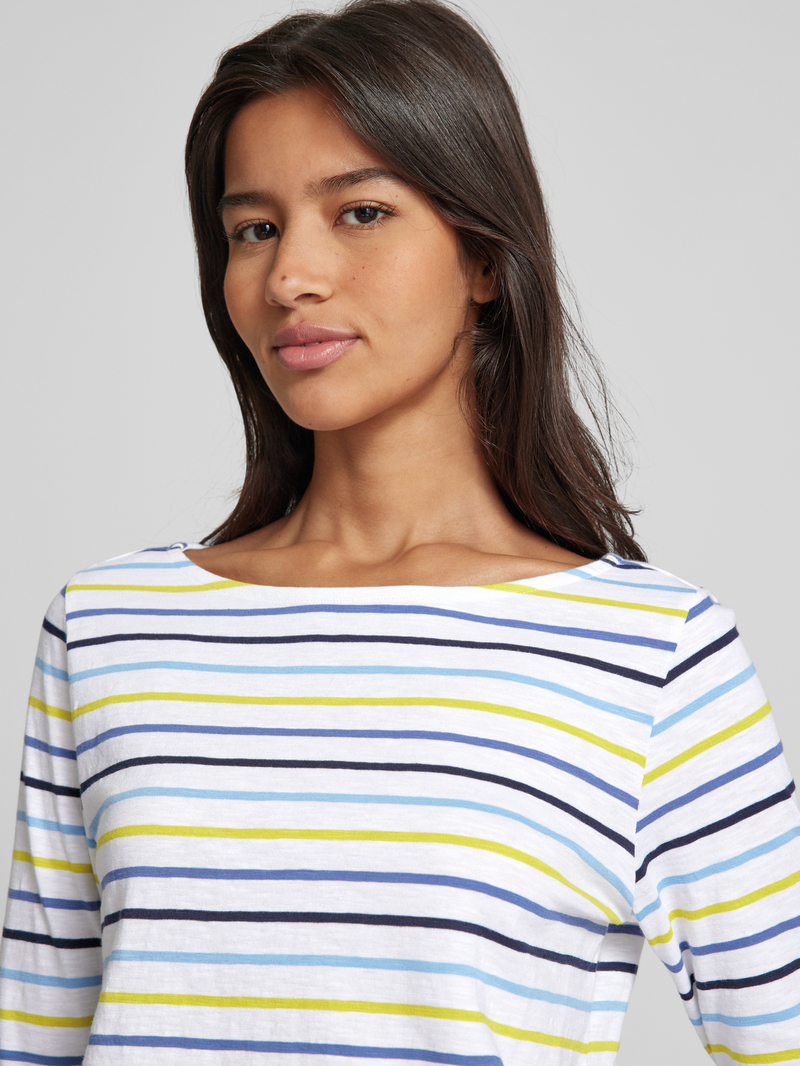 s.Oliver RED LABEL Regular fit shirt met lange mouwen van puur katoen met open randen