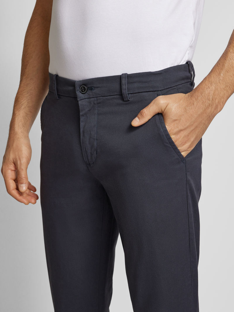 lindbergh Slim fit chino met achterzakken