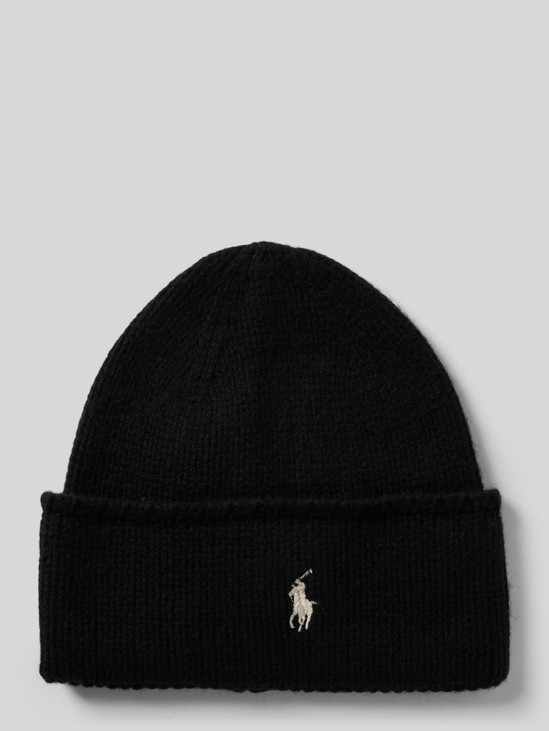 Polo Ralph Lauren Muts van wol met labeldetail model 'PONY'