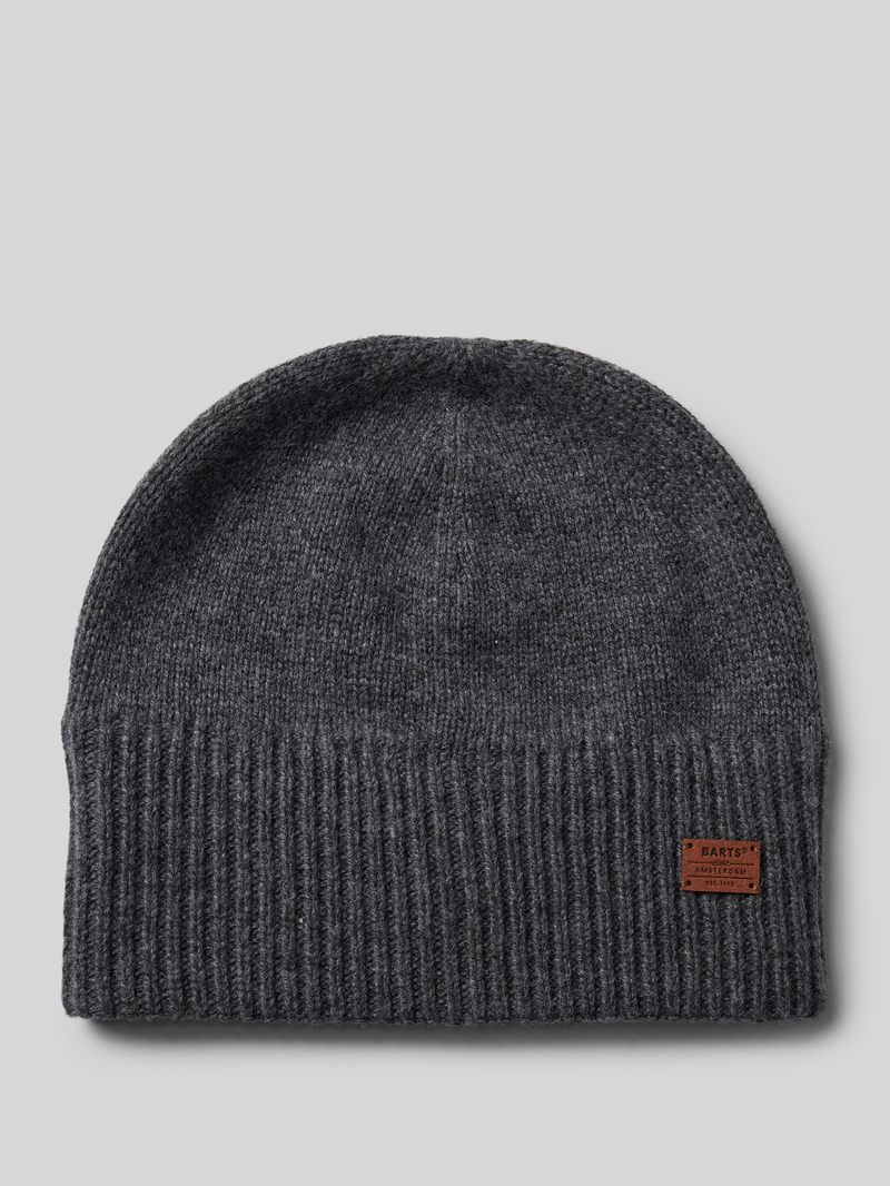 Barts Beanie met labelapplicatie model 'LACKE'