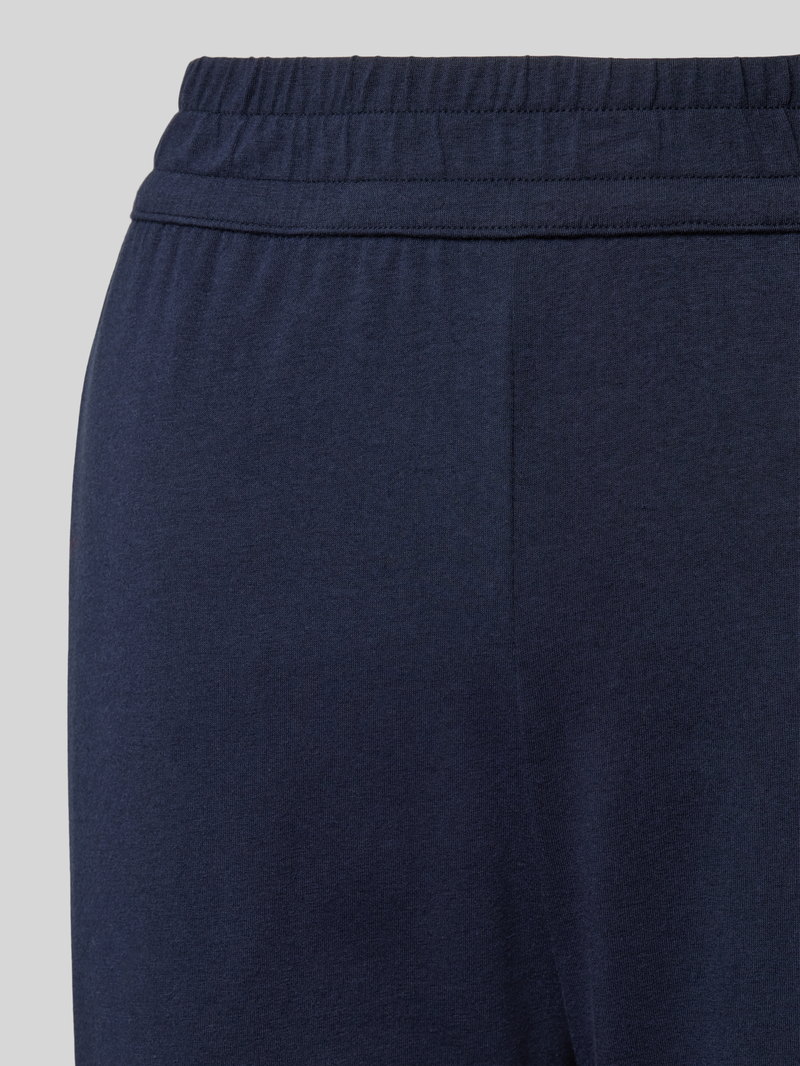 Schiesser Relaxed fit sweatpants met deelnaden