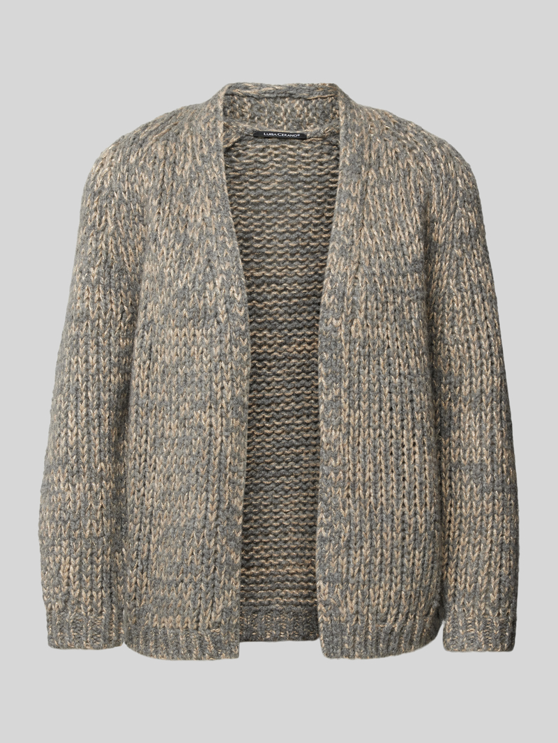 LUISA CERANO Cardigan met opengewerkte voorkant