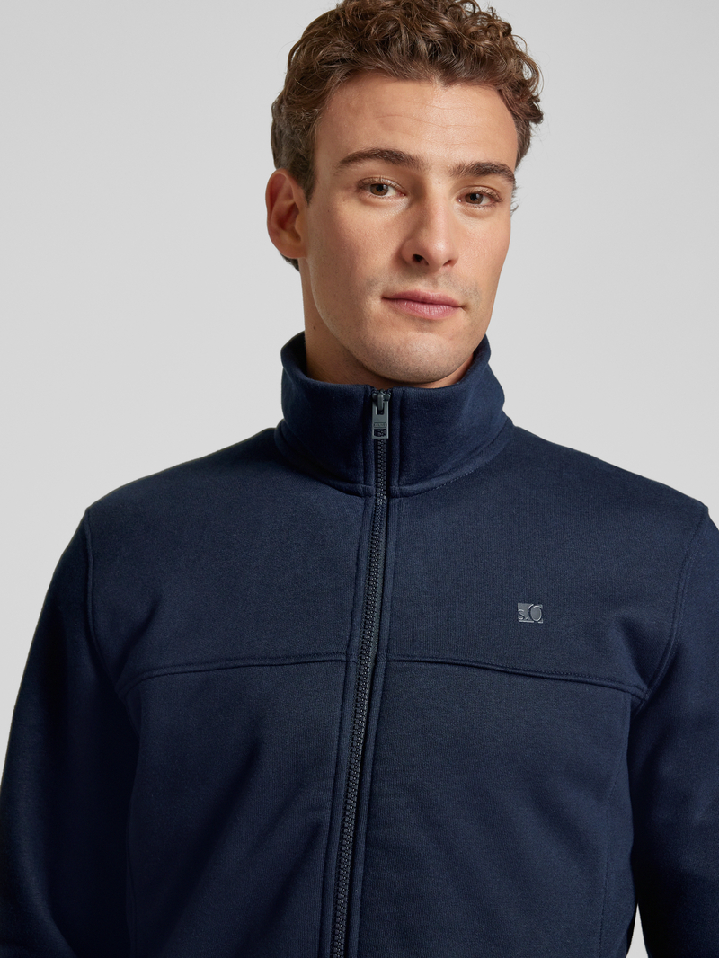 s.Oliver RED LABEL Sweatjack met opstaande kraag
