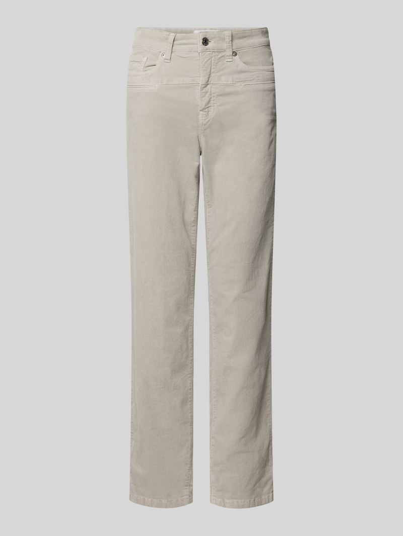 CAMBIO Regular fit broek met paspelzakken model 'PEARLIE'