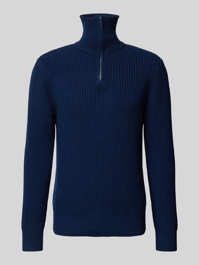 Selected Homme Gebreide pullover met ribboorden, model 'LAND'