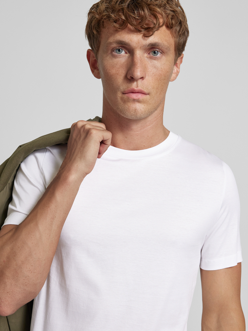 s.Oliver BLACK LABEL Regular fit T-shirt van puur katoen