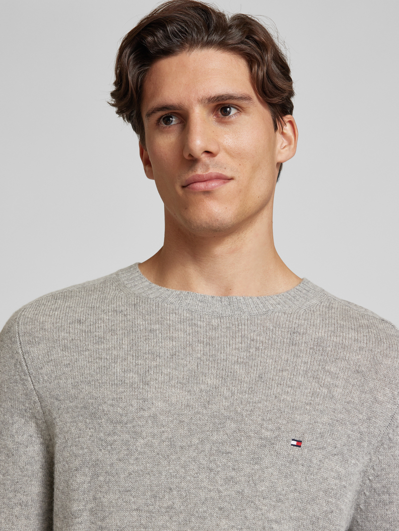 Tommy Hilfiger Wollen pullover met logostitching