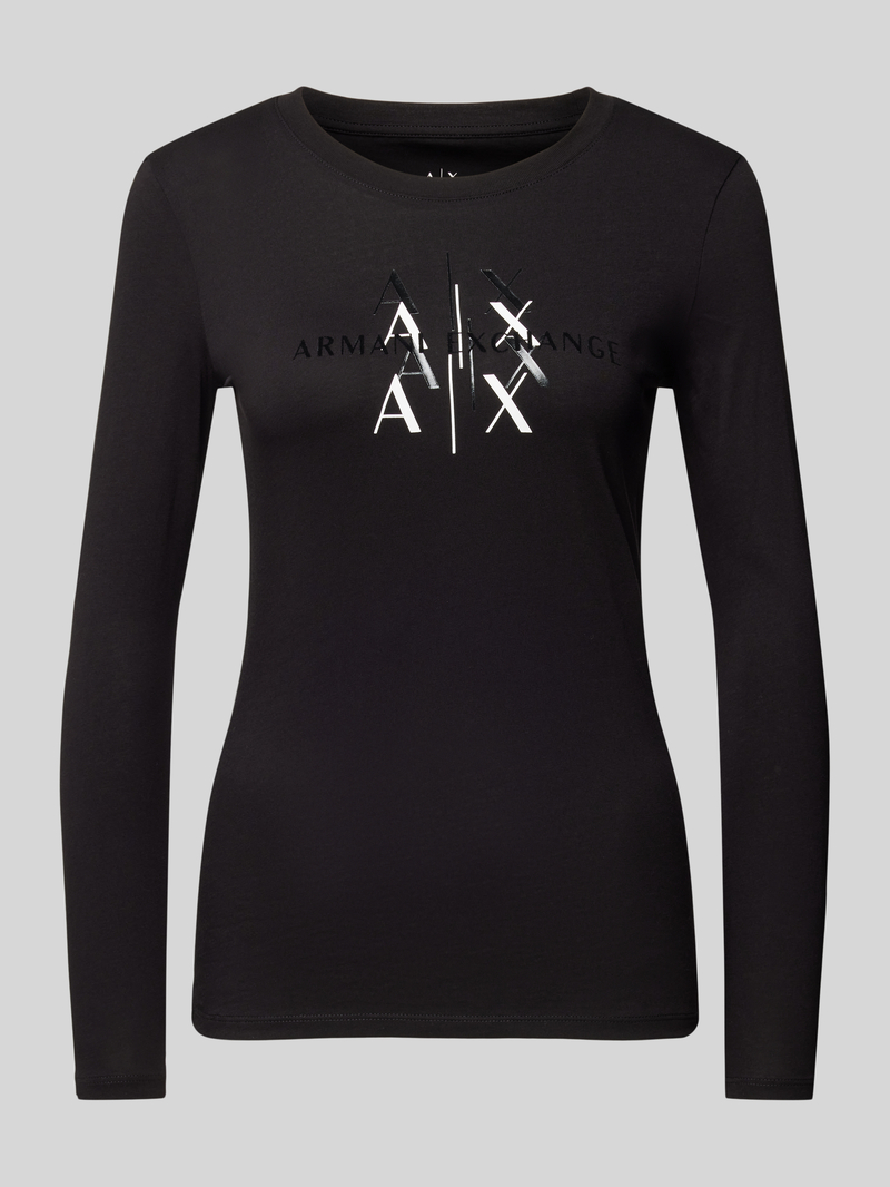 Armani Exchange Longsleeve met ronde hals