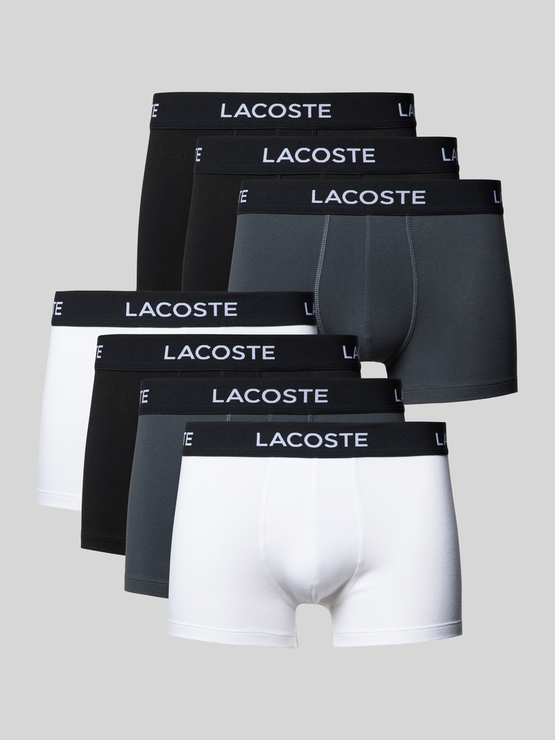 Lacoste Boxershort met elastische band met label in een set van 7 stuks