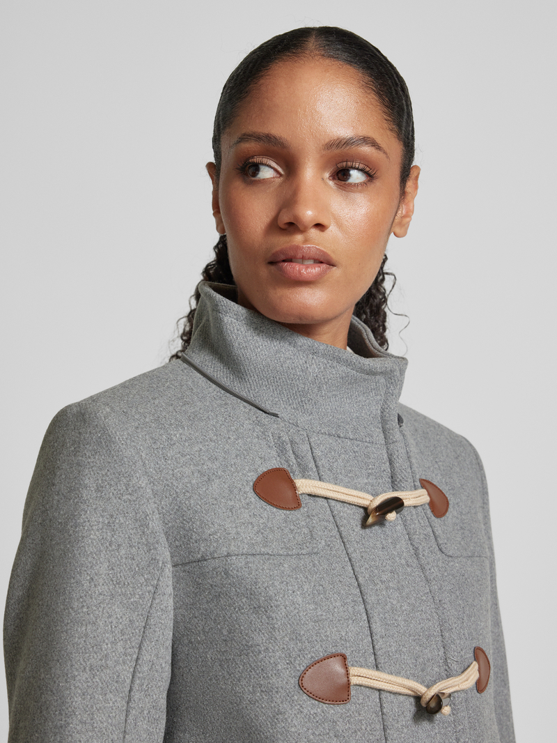 WHITE LABEL Houtje-touwtjejas met klepzakken