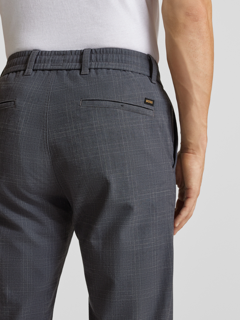 Boss Orange Tapered fit chino met tunnelkoord
