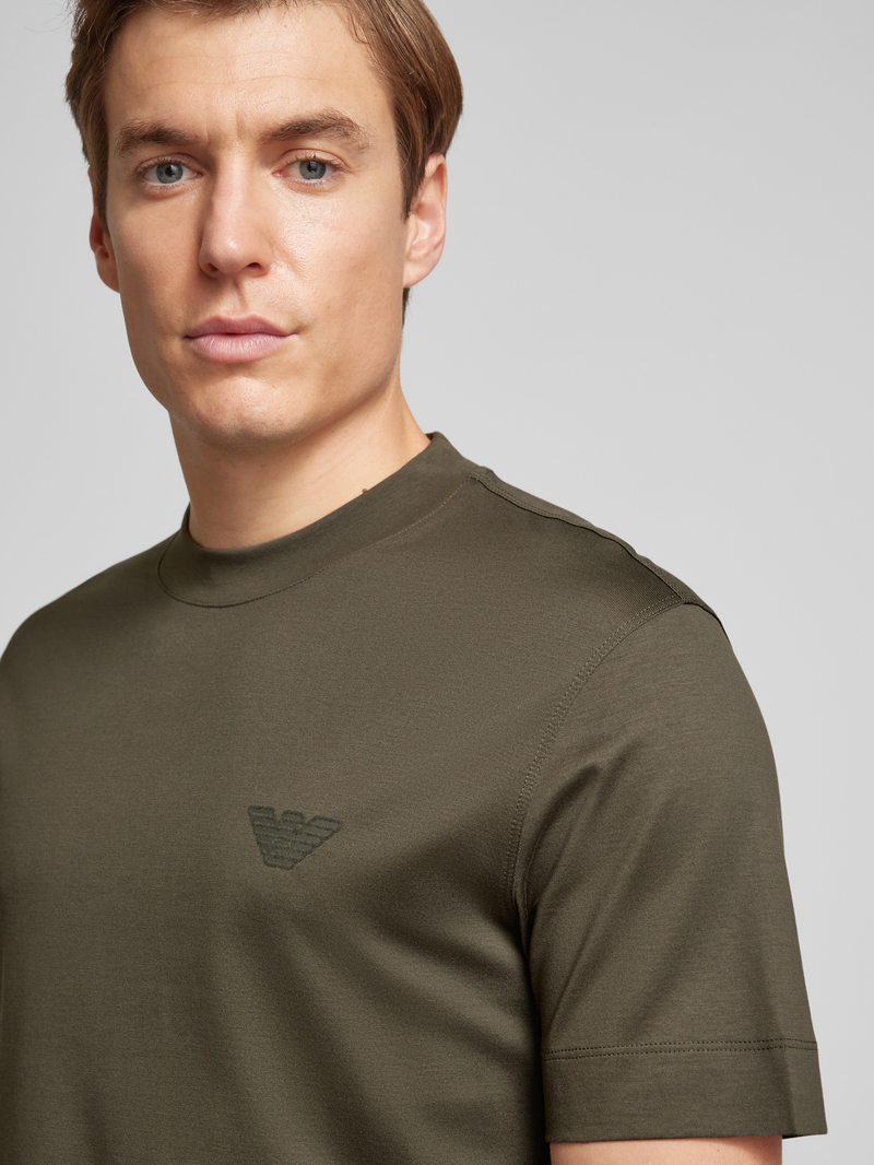 Emporio Armani T-shirt met labelprint