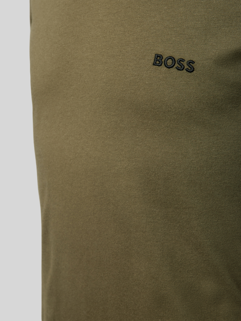 Boss Shirt met lange mouwen en labelstitching in een set van 3 stuks