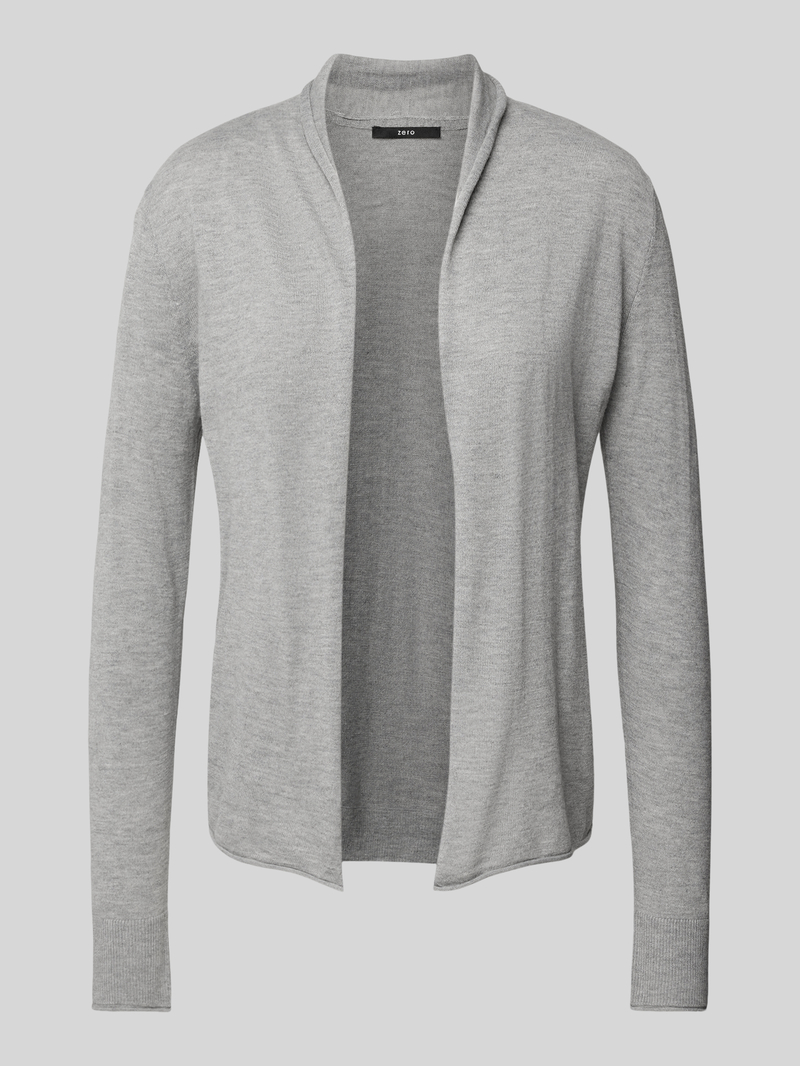 Zero Cardigan met opengewerkte voorkant