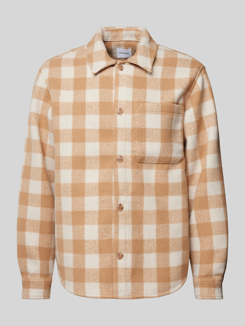 jack & jones Regular fit overhemdjack met borstzak