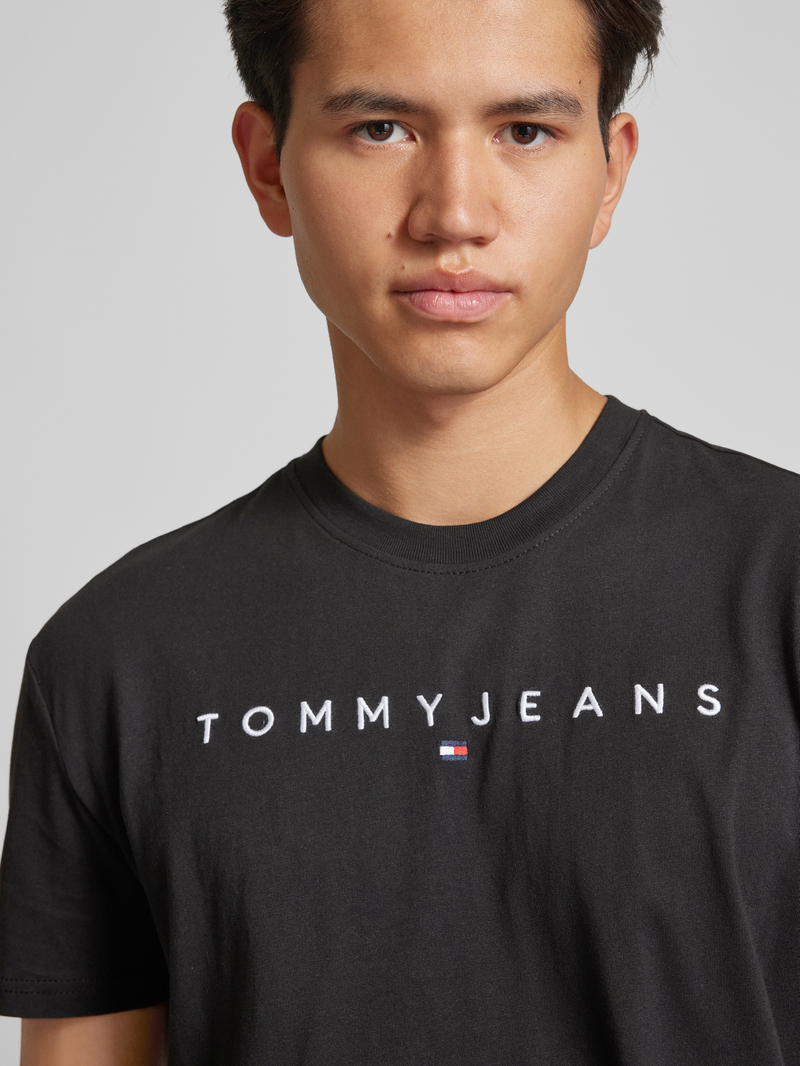 Tommy Jeans T-shirt met labelstitching